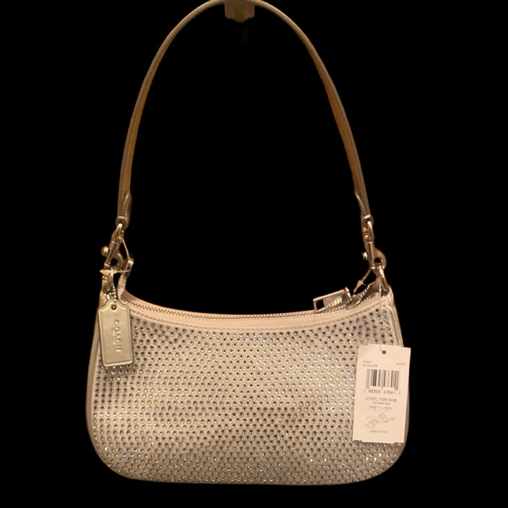 Coach Silver Crossbody Bag